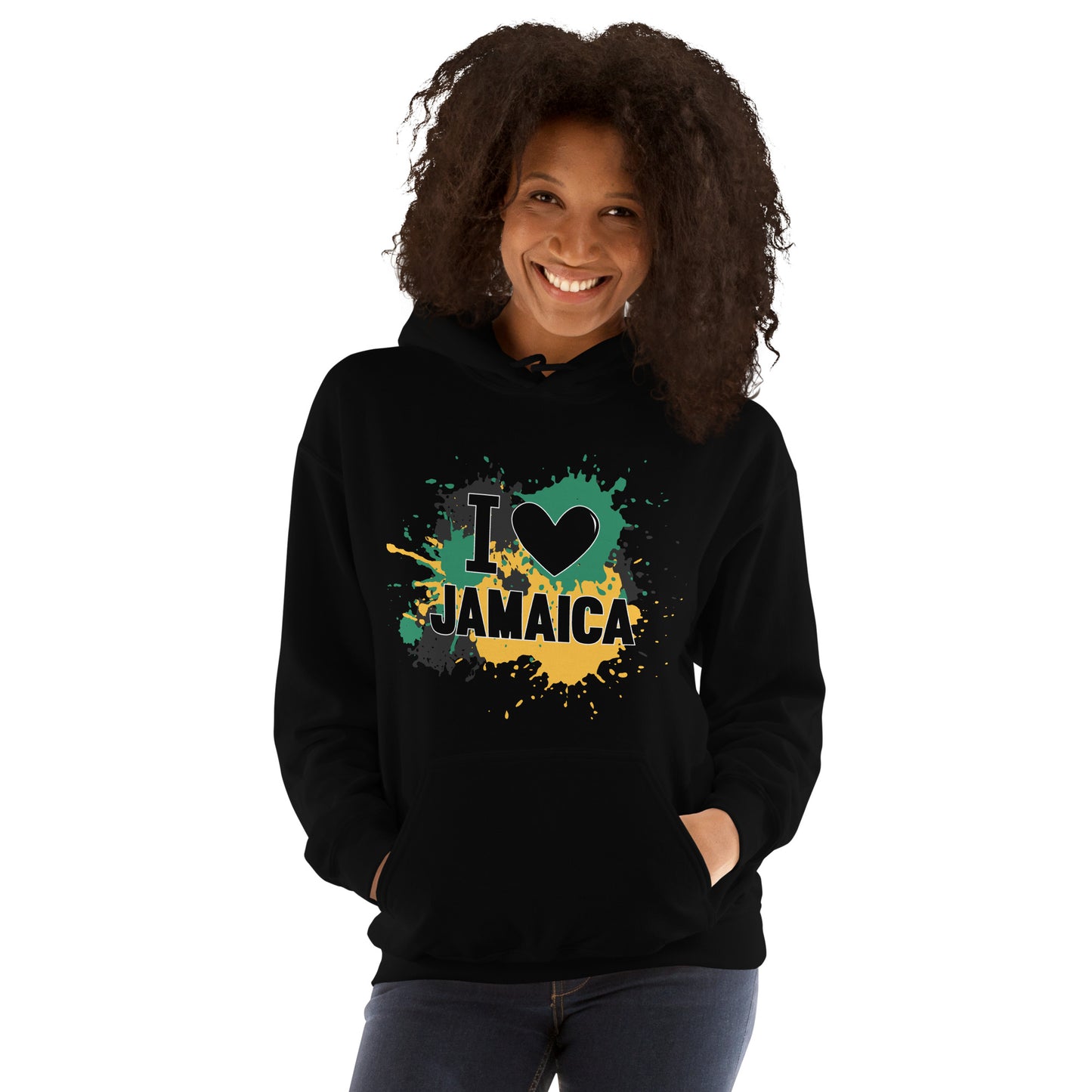 Unisex "I <3 Jamaica" Hoodie