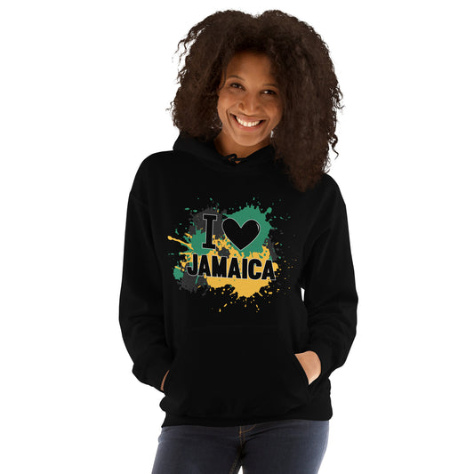 Unisex-hoodie "I &lt;3 Jamaica".