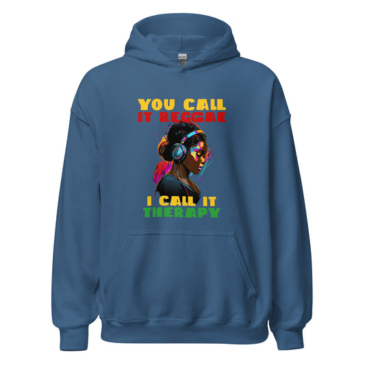 Unisex "Reggae is Therapy" Hoodie