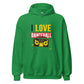 Unisex hoodie "I Love Dancehall" - witte editie