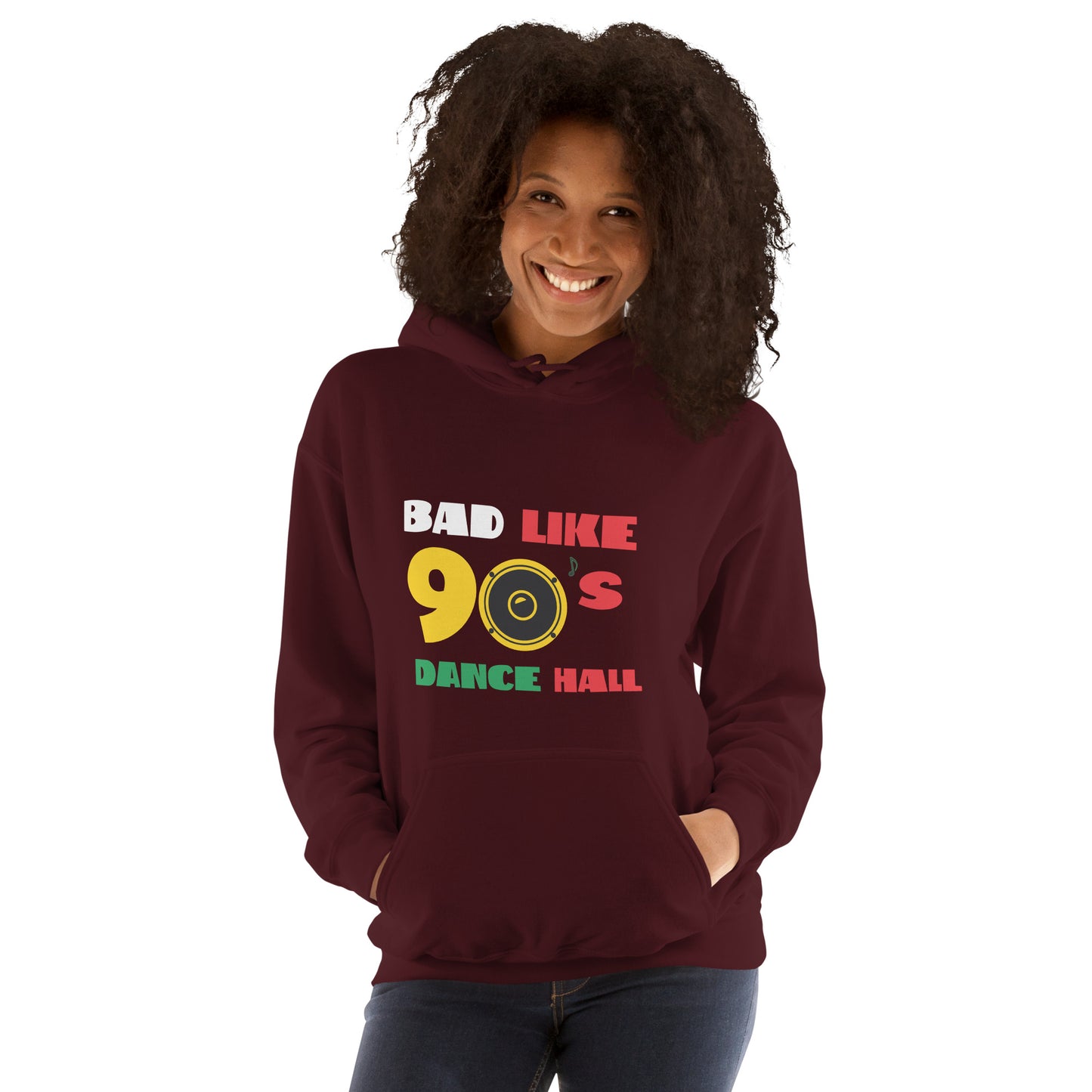 Sweat à capuche unisexe « Bad Like 90's »