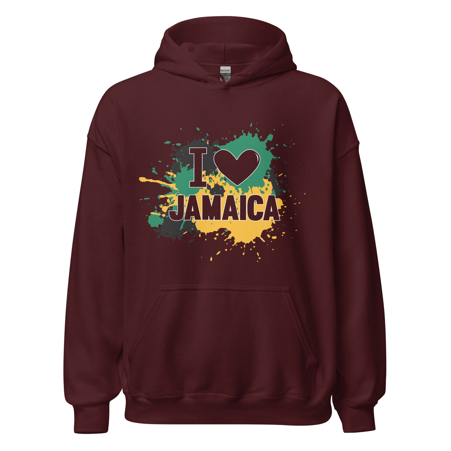 Unisex "I <3 Jamaica" Hoodie