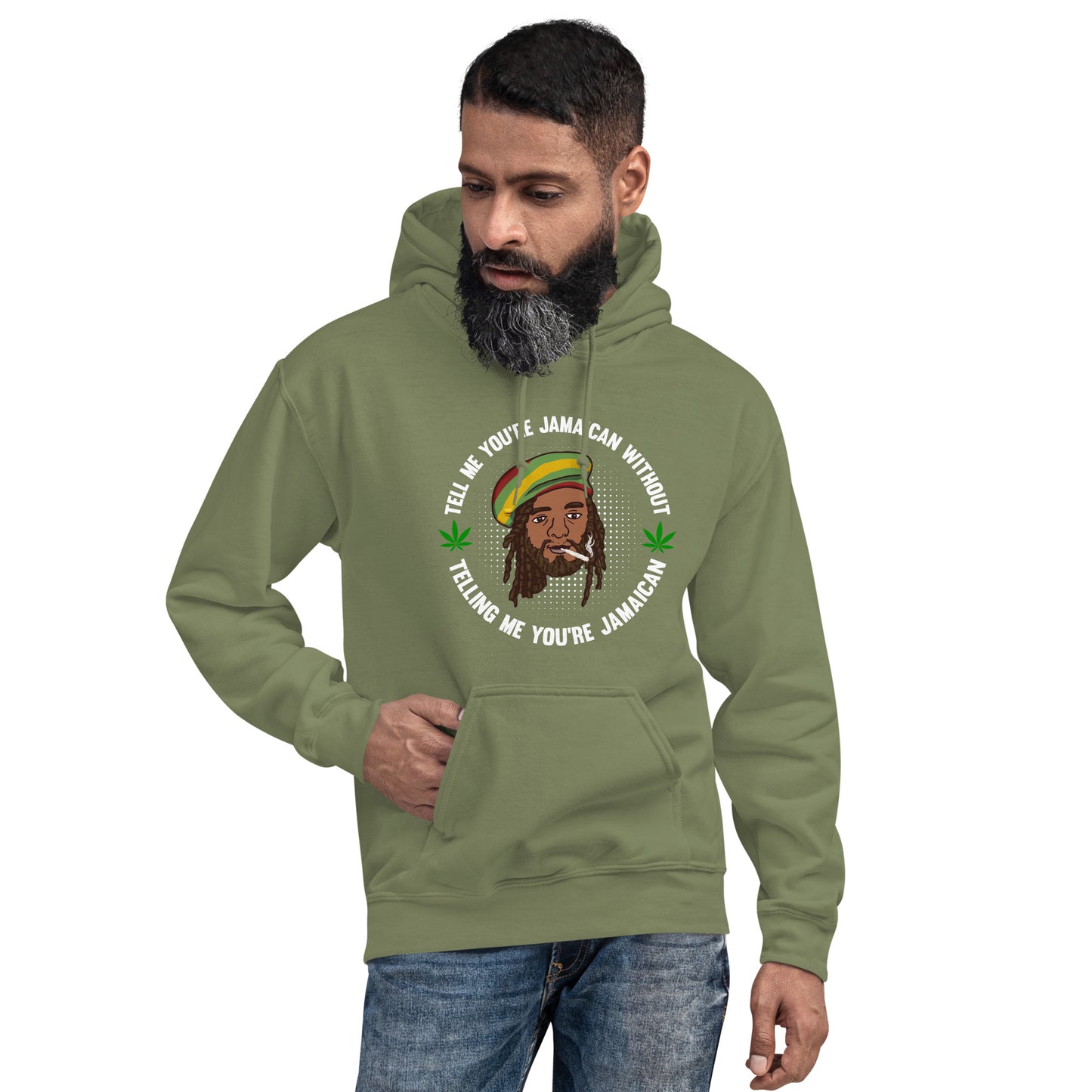 Unisex "Tell me you're Jamaican" Hoodie