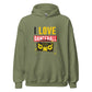 Unisex hoodie "I Love Dancehall" - witte editie