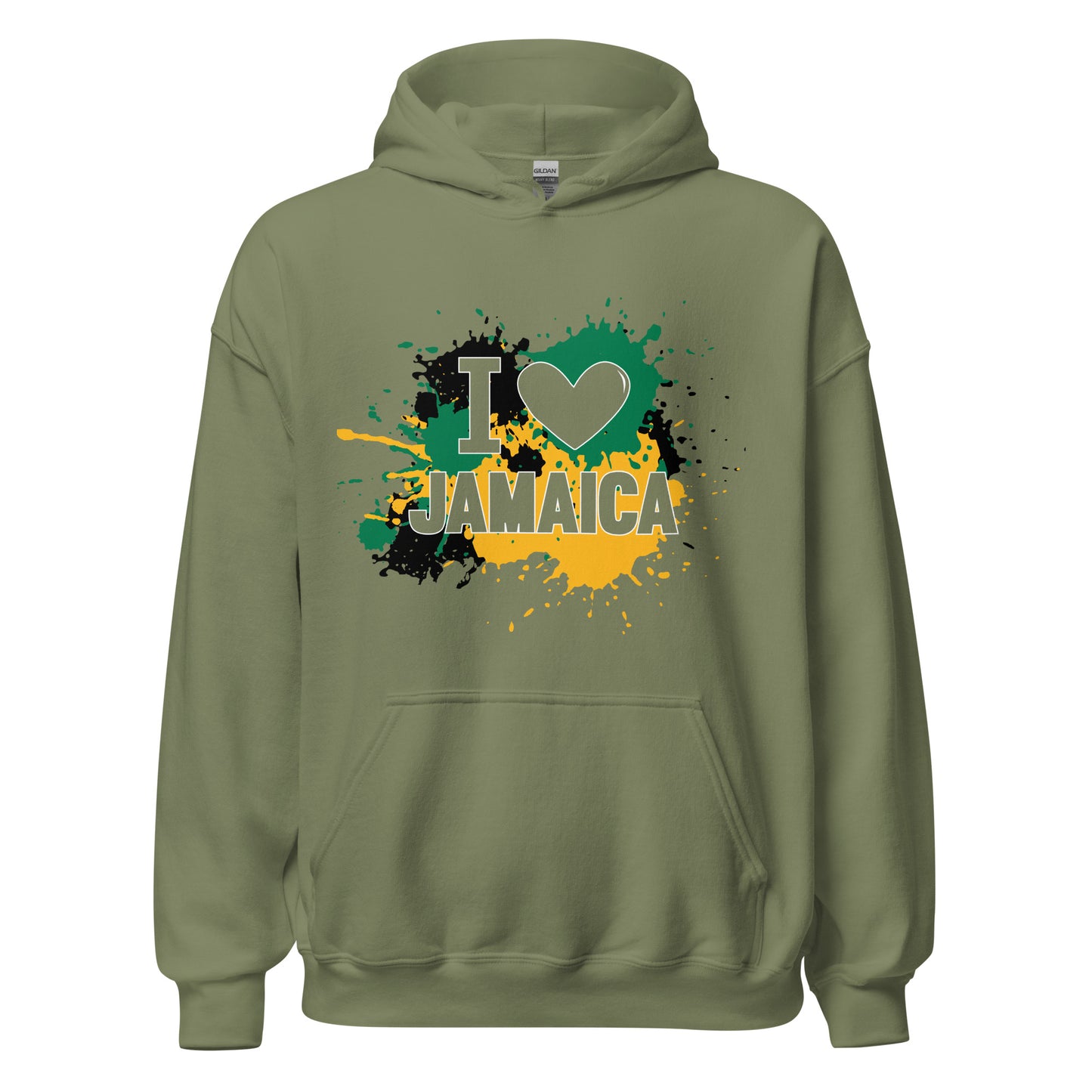 Unisex "I <3 Jamaica" Hoodie