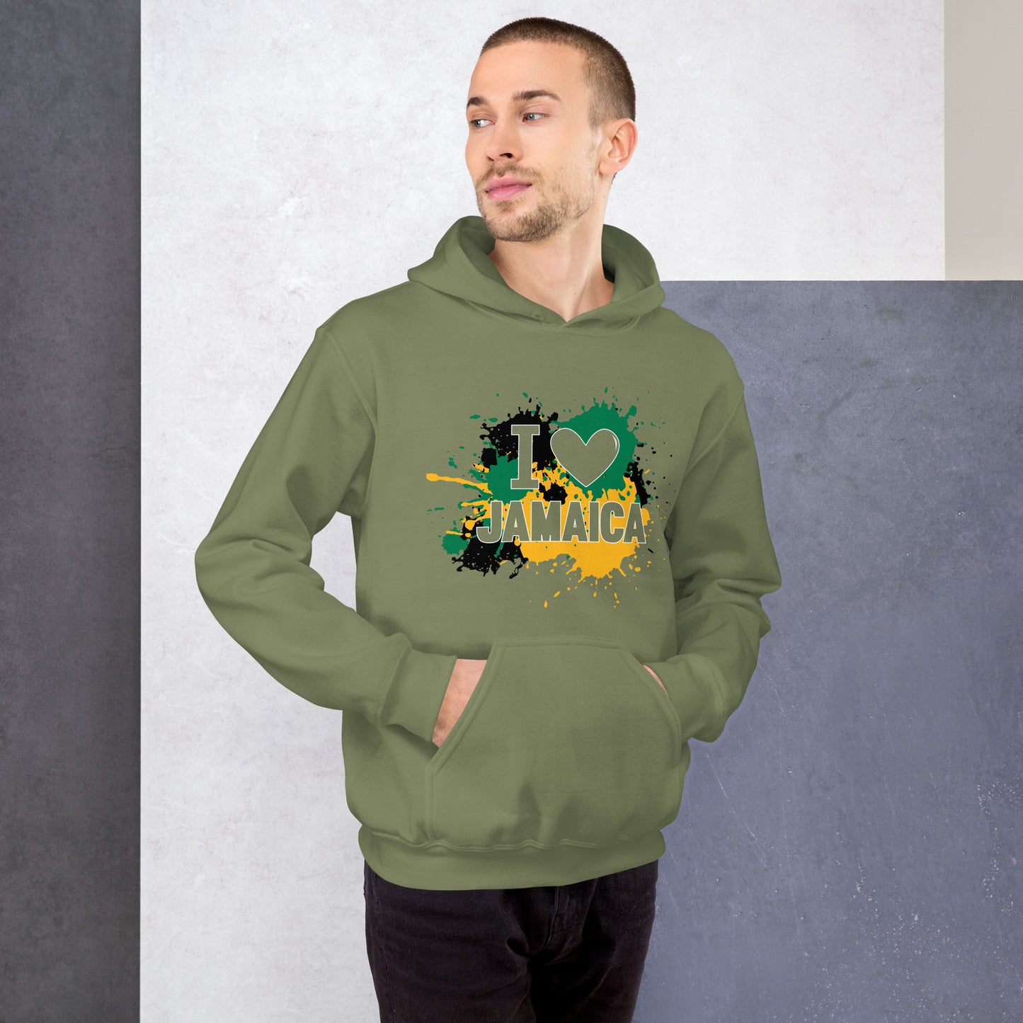 Unisex "I <3 Jamaica" Hoodie