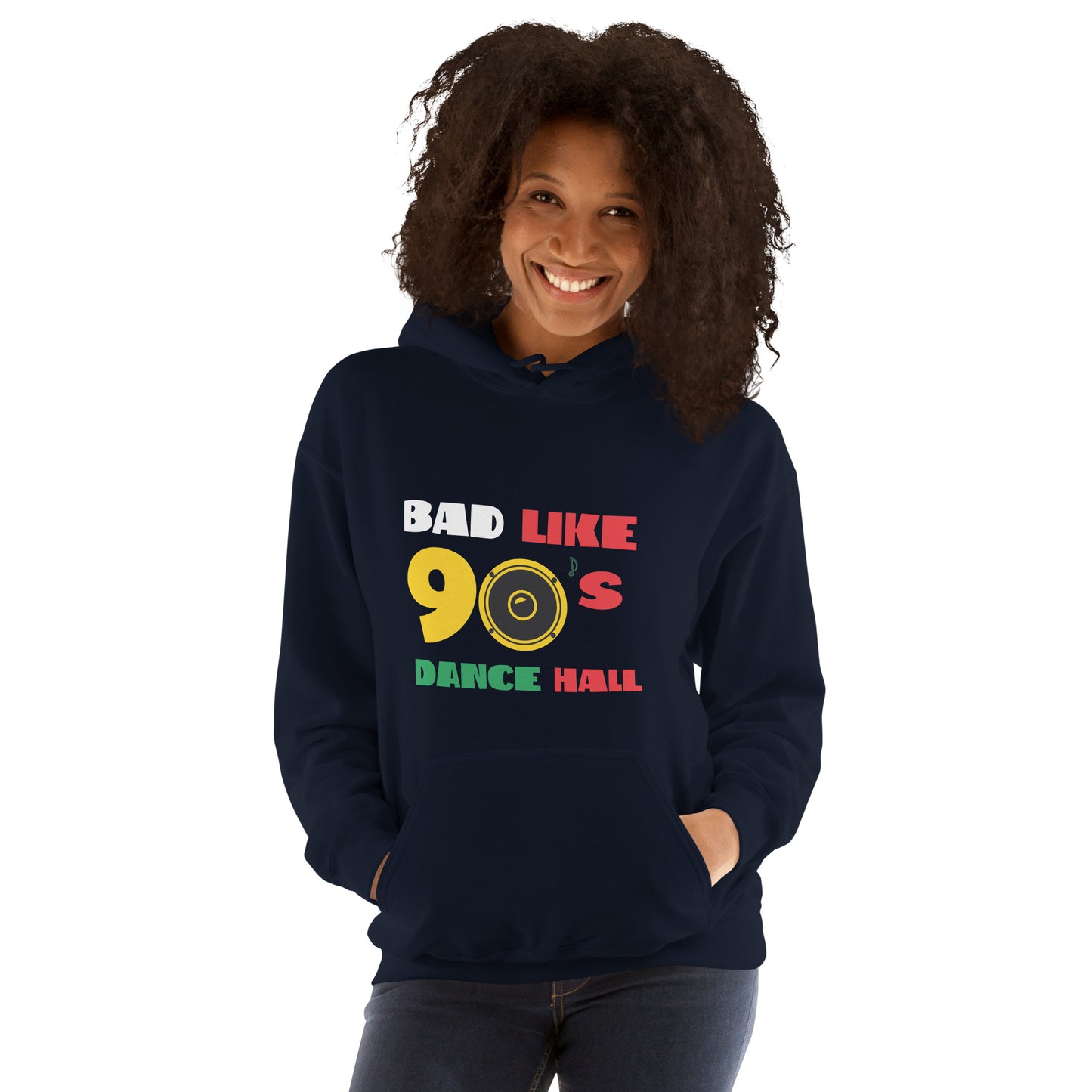 Sweat à capuche unisexe « Bad Like 90's »