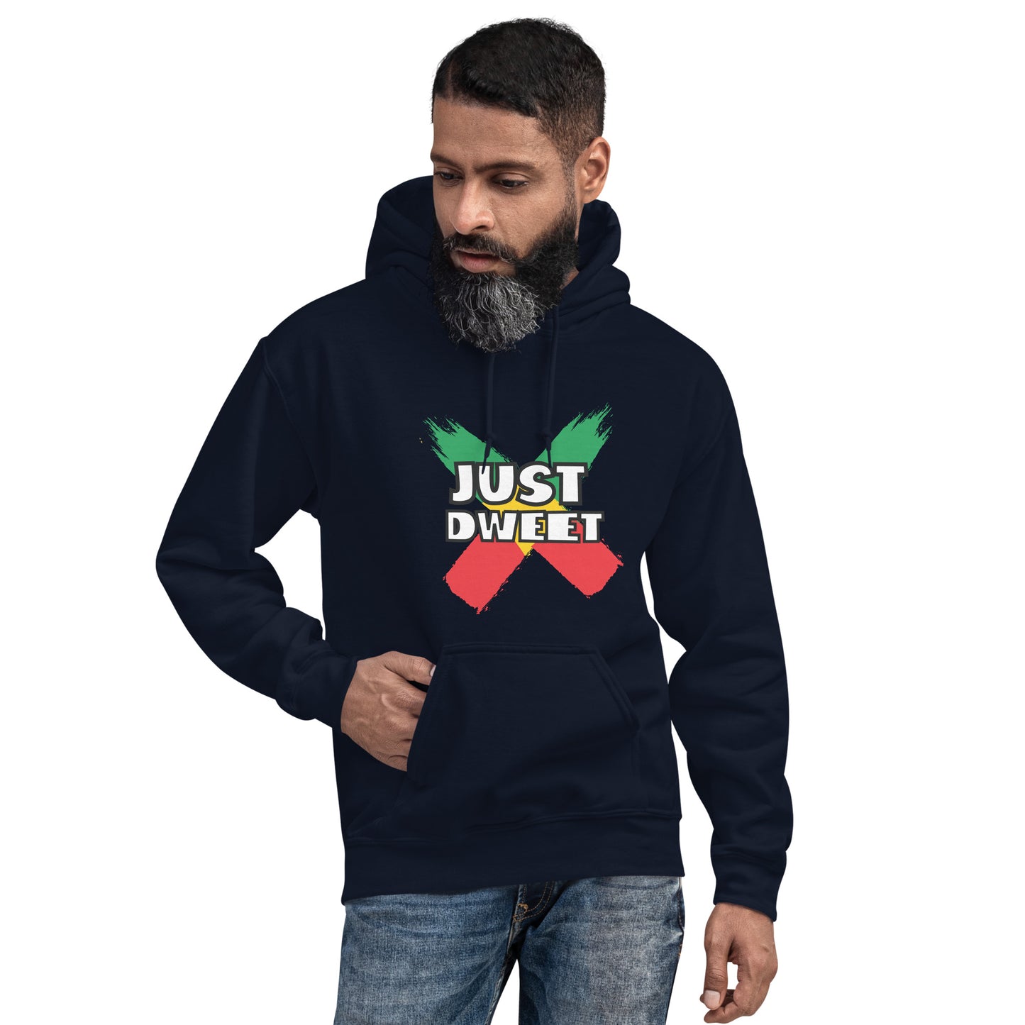 Sweat à capuche unisexe « Just Dweet »