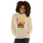 Unisex hoodie "I Love Dancehall" - witte editie