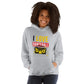 Unisex hoodie "I Love Dancehall" - witte editie