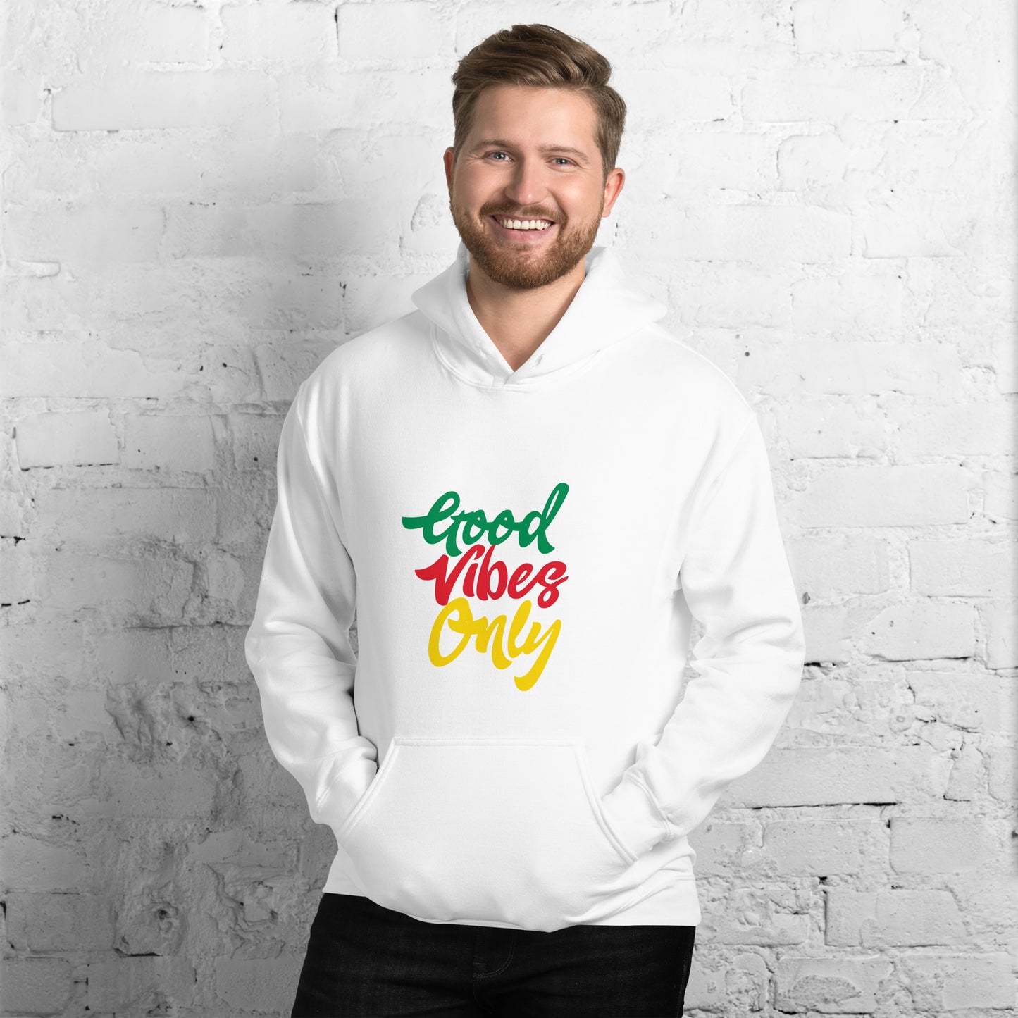 Sweat à capuche unisexe « Good Vibes Only »