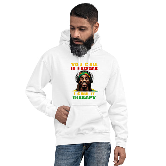 Sweat à capuche unisexe « Reggae is Therapy »