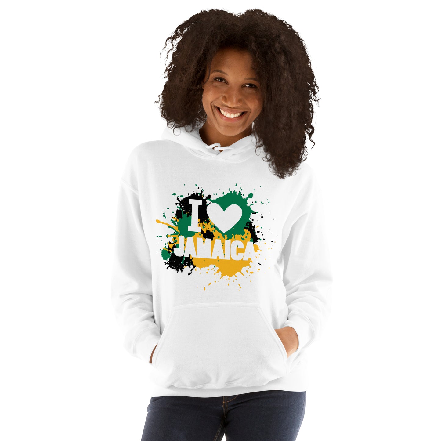 Unisex "I <3 Jamaica" Hoodie