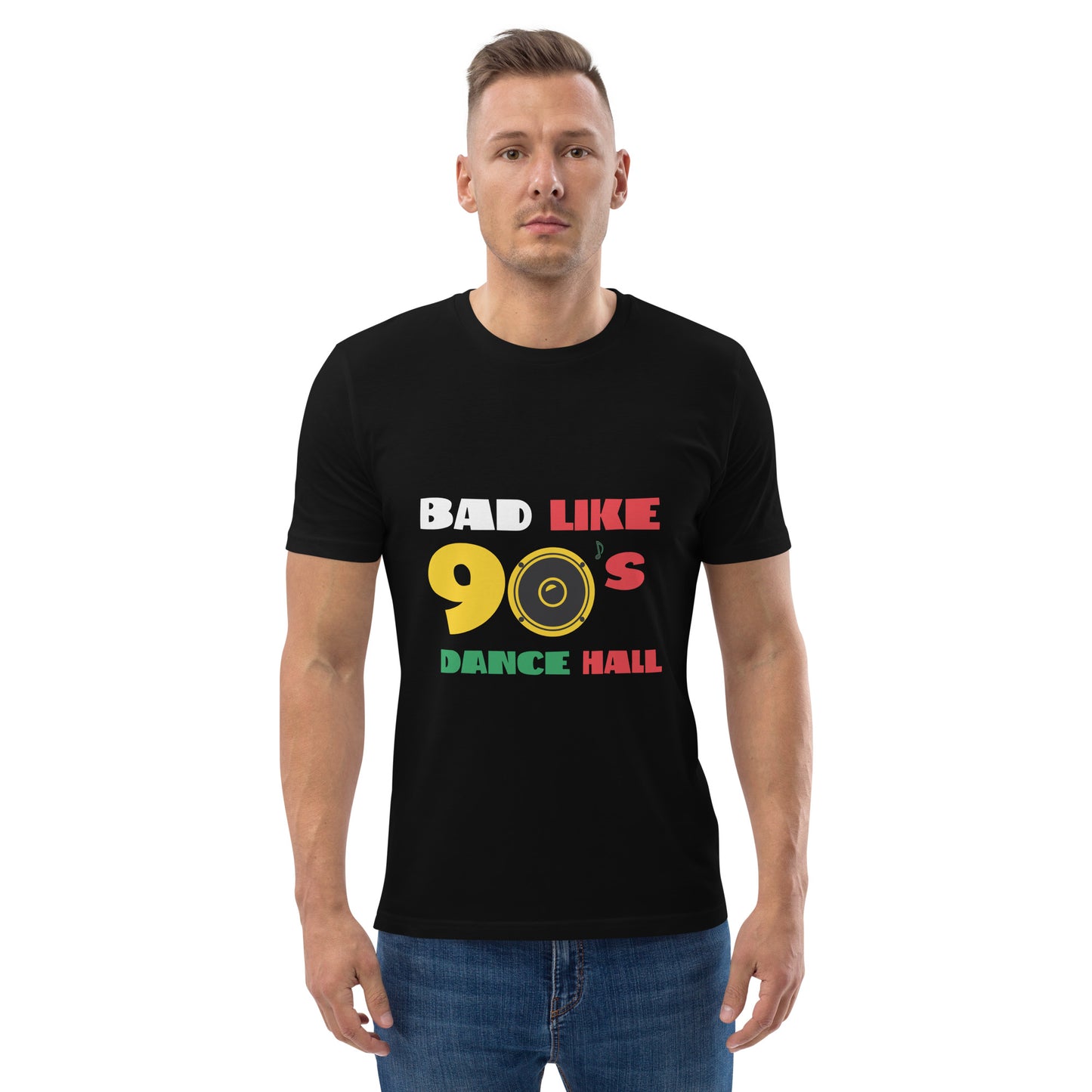 T-shirt unisexe en coton bio "Bad like 90's"