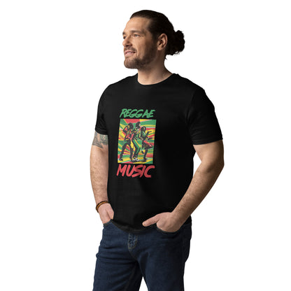 T-shirt unisexe en coton bio "Reggae Music"