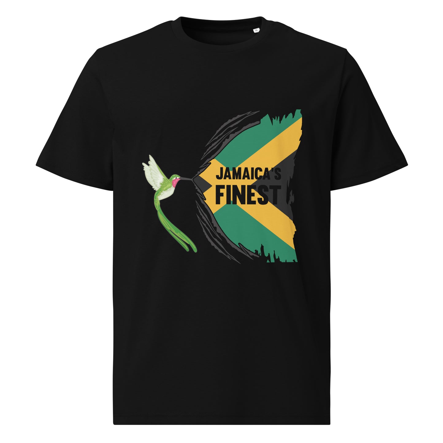 Unisex organic "Jamaica's finest" cotton t-shirt