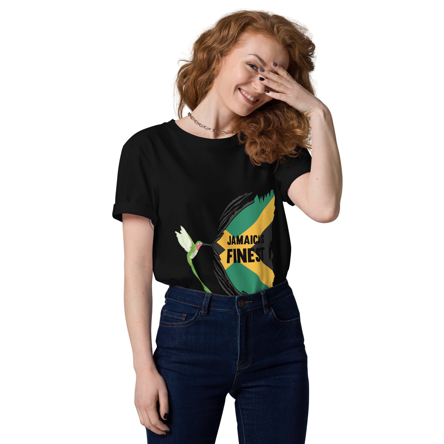 Unisex organic "Jamaica's finest" cotton t-shirt