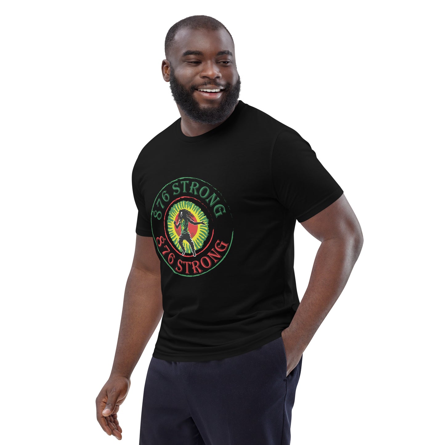 T-shirt unisexe en coton bio "876 Strong"