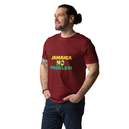 Unisex biologisch katoenen T-shirt in de "Jamaica No Problem"-editie