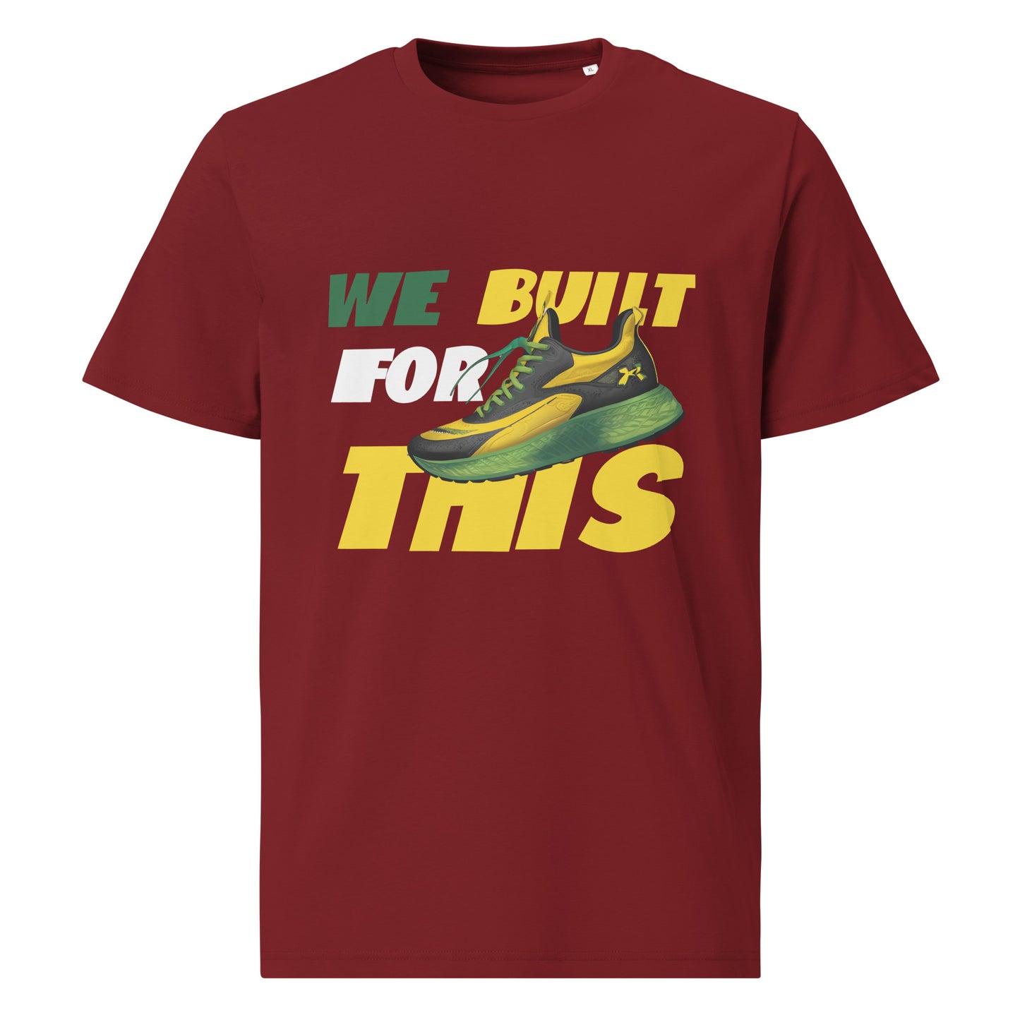 Unisex organic cotton "Built For This" t-shirt