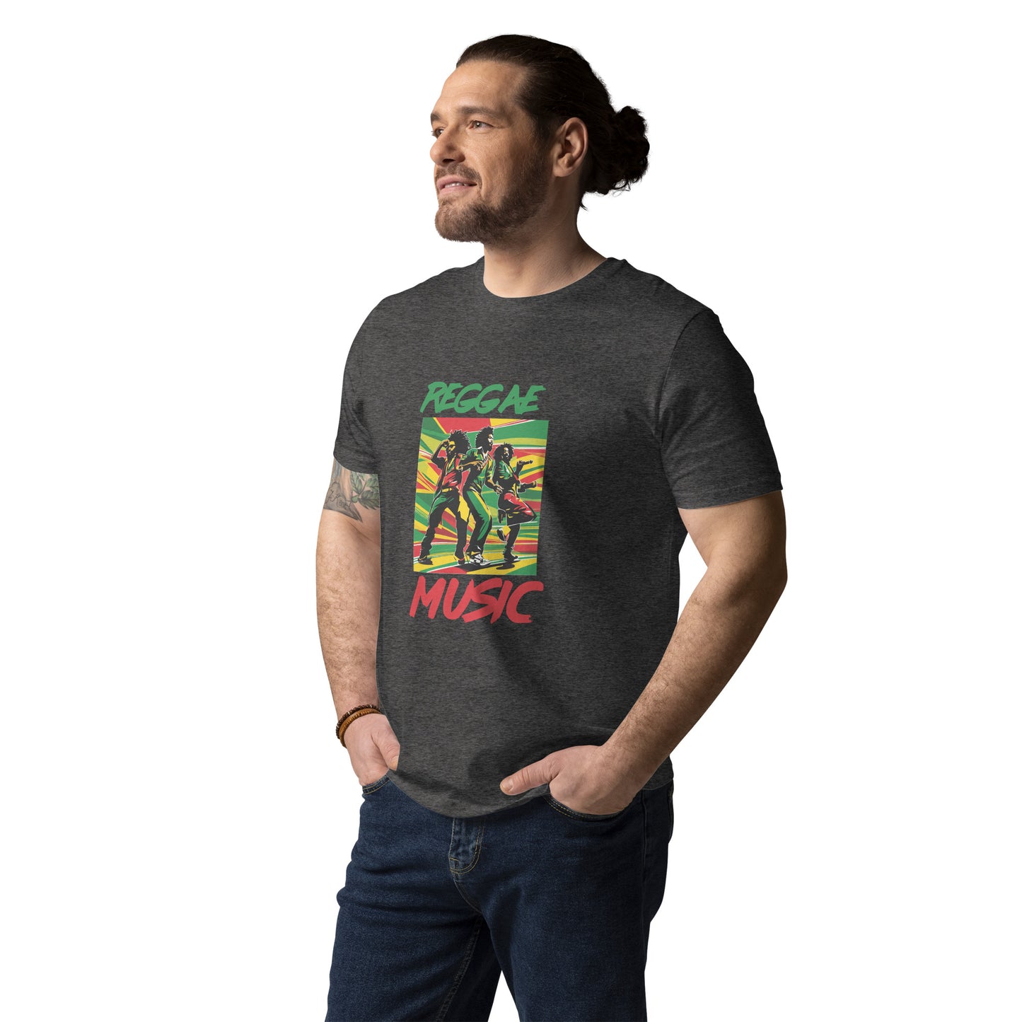 T-shirt unisexe en coton bio "Reggae Music"