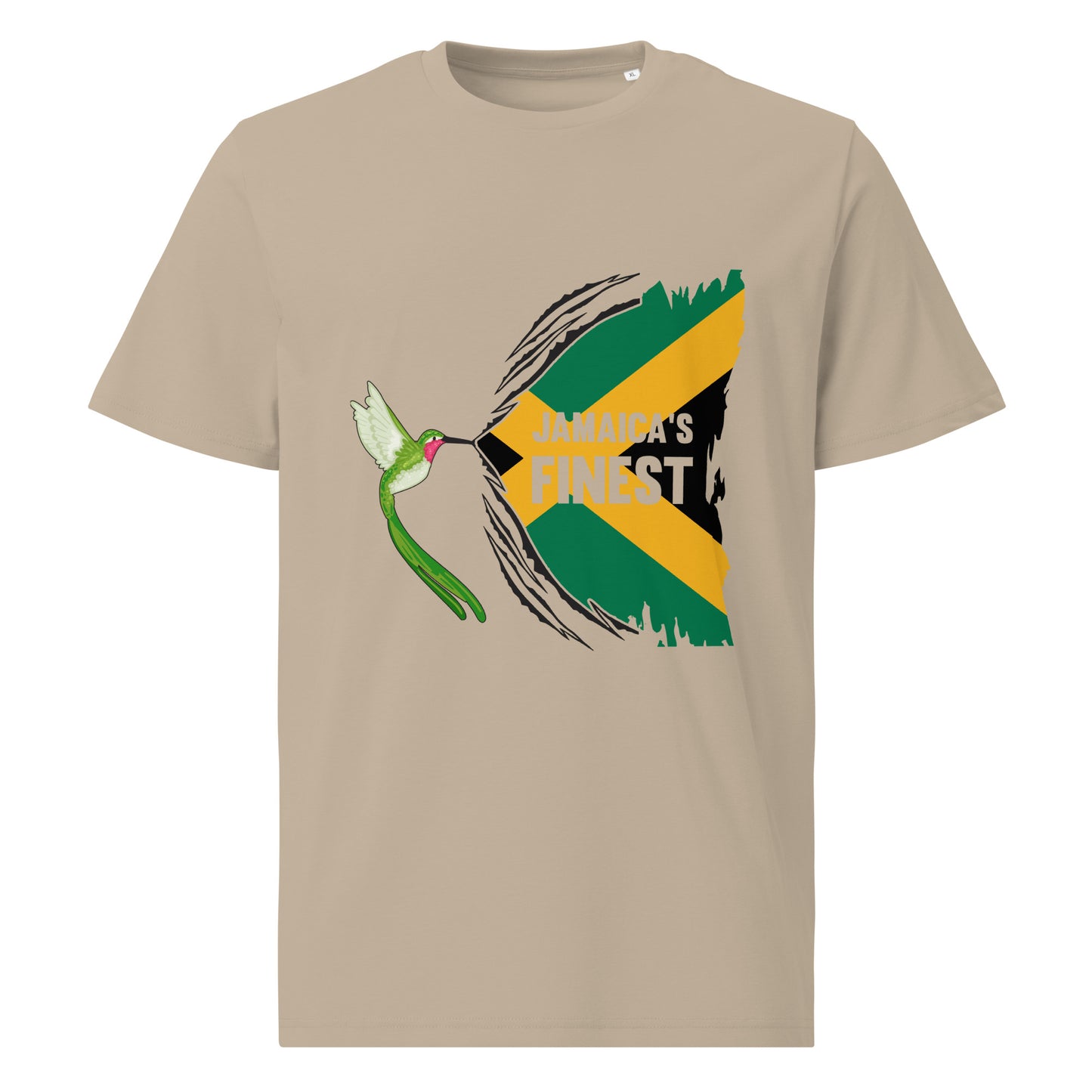 Uniseks T-shirt van biologisch "Jamaica's mooiste" katoen