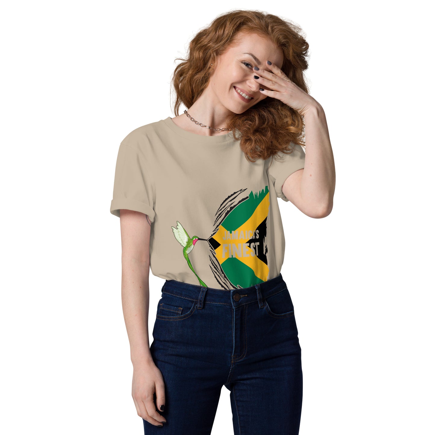 Unisex organic "Jamaica's finest" cotton t-shirt