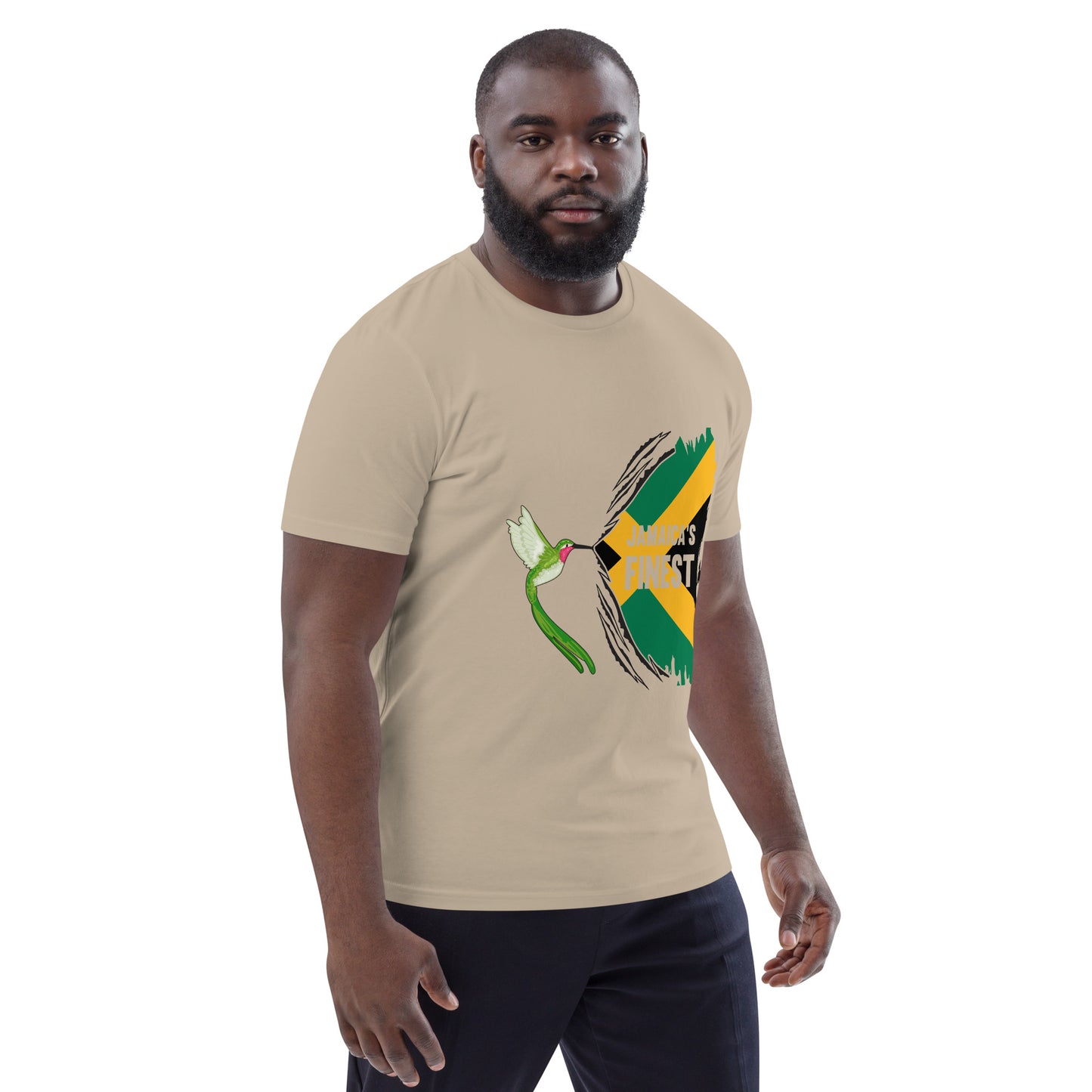 Uniseks T-shirt van biologisch "Jamaica's mooiste" katoen