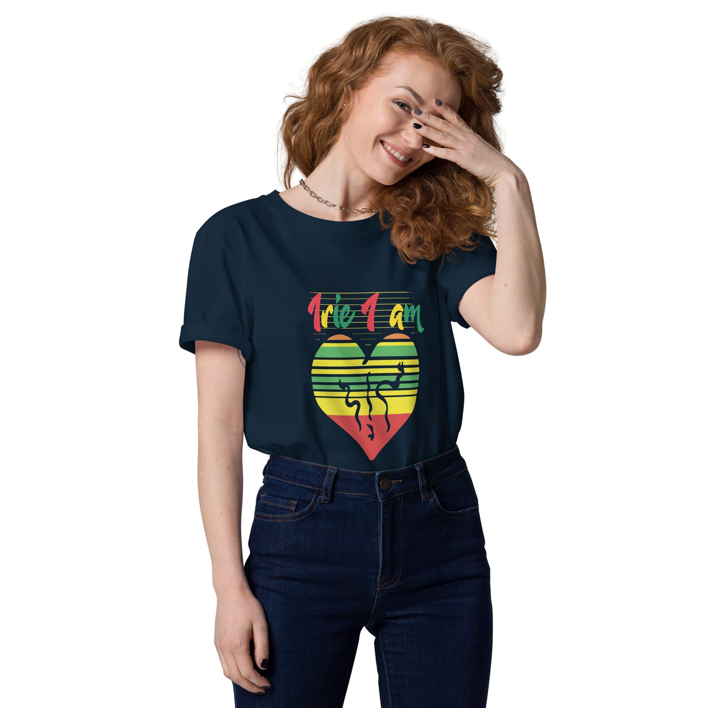 T-shirt unisexe en coton bio "Irie I Am"