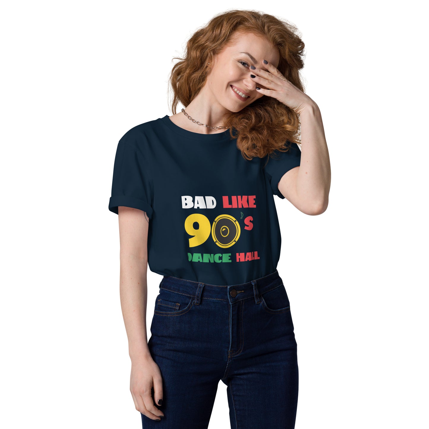 T-shirt unisexe en coton bio "Bad like 90's"