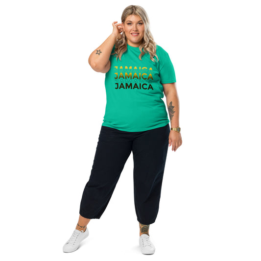 Uniseks biologisch katoenen T-shirt "Jamaica Jamaica".