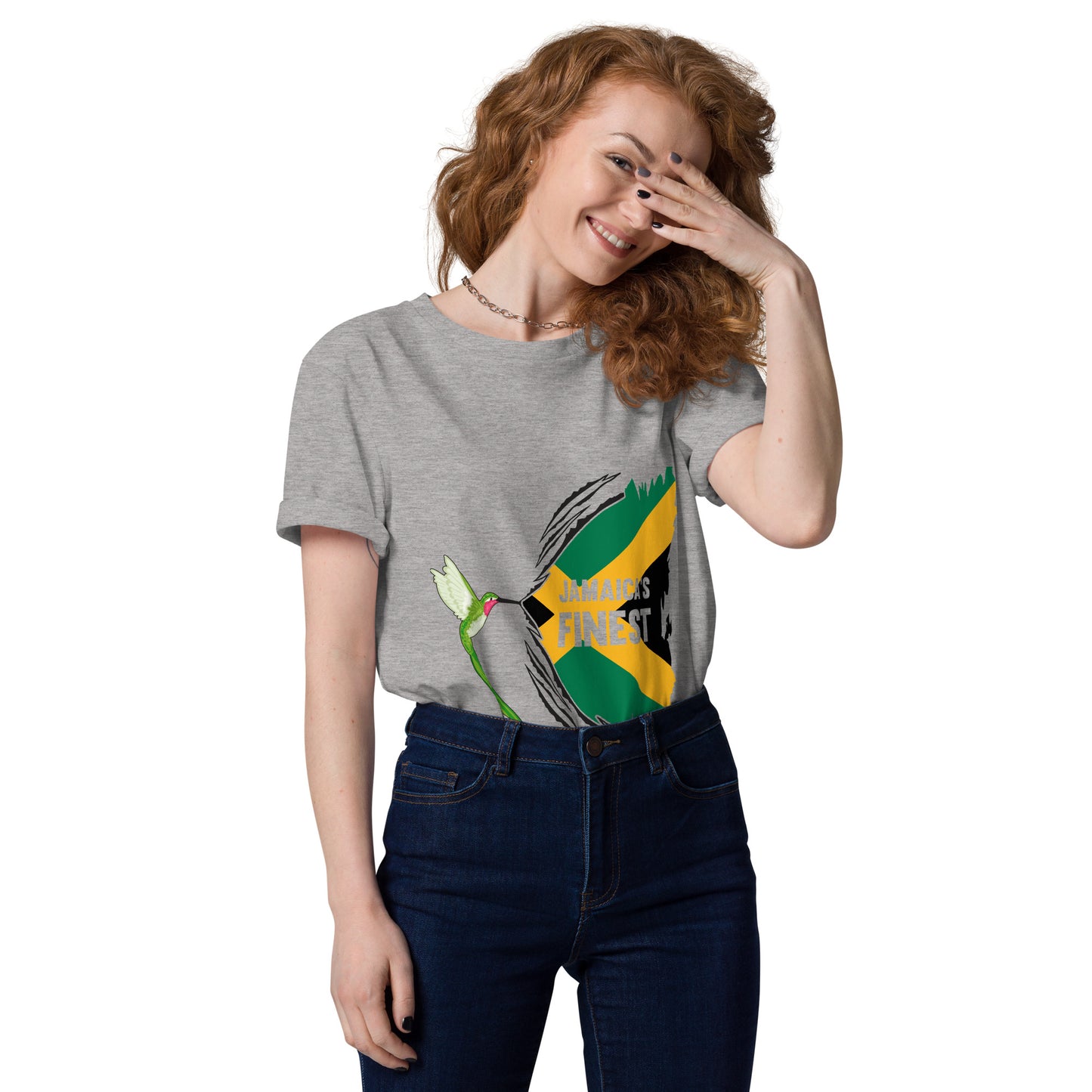 Unisex organic "Jamaica's finest" cotton t-shirt