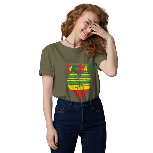 Unisex organic cotton "Irie I Am" t-shirt