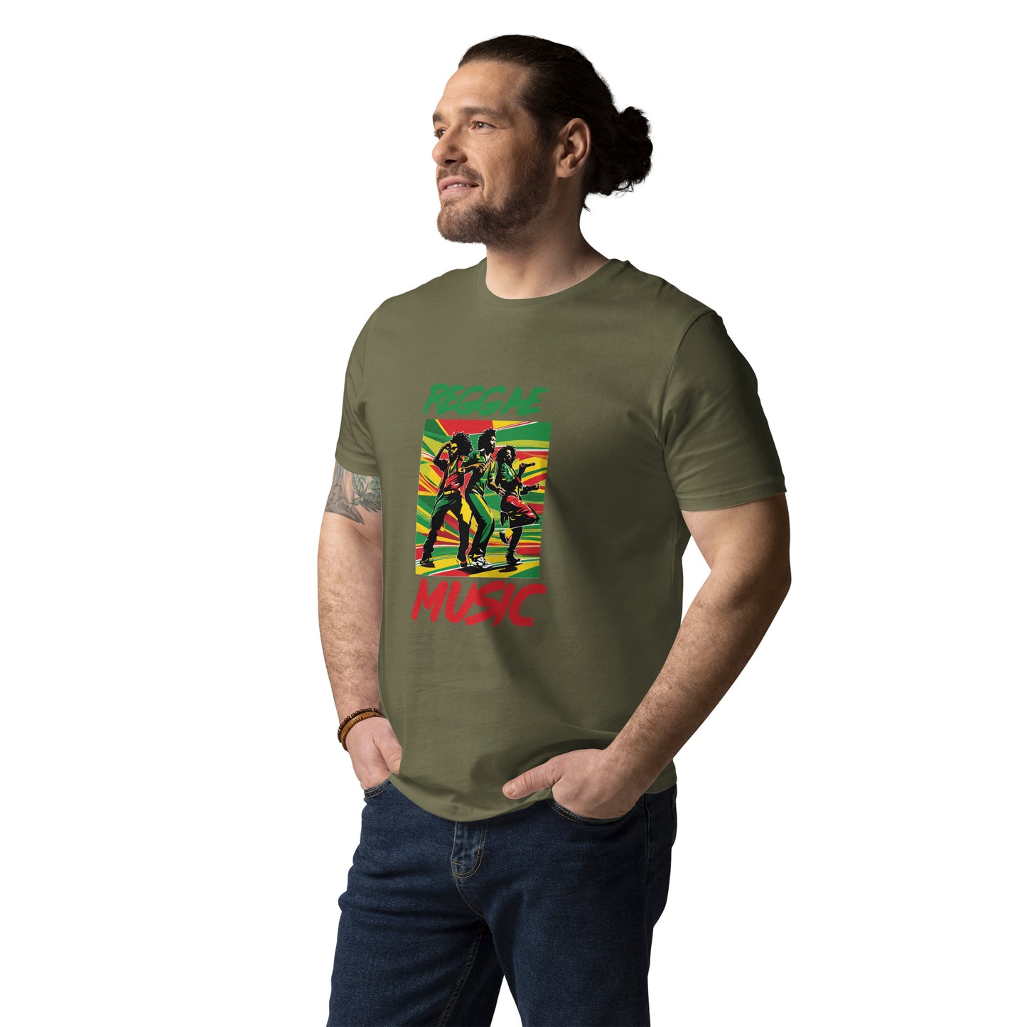 T-shirt unisexe en coton bio "Reggae Music"