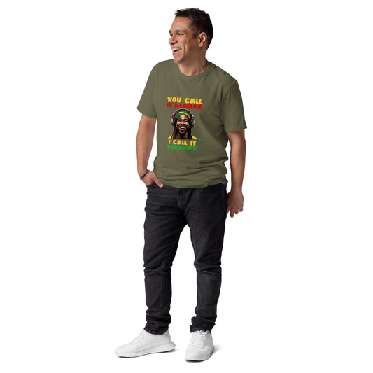 T-shirt unisexe en coton biologique "Reggae is Therapy"