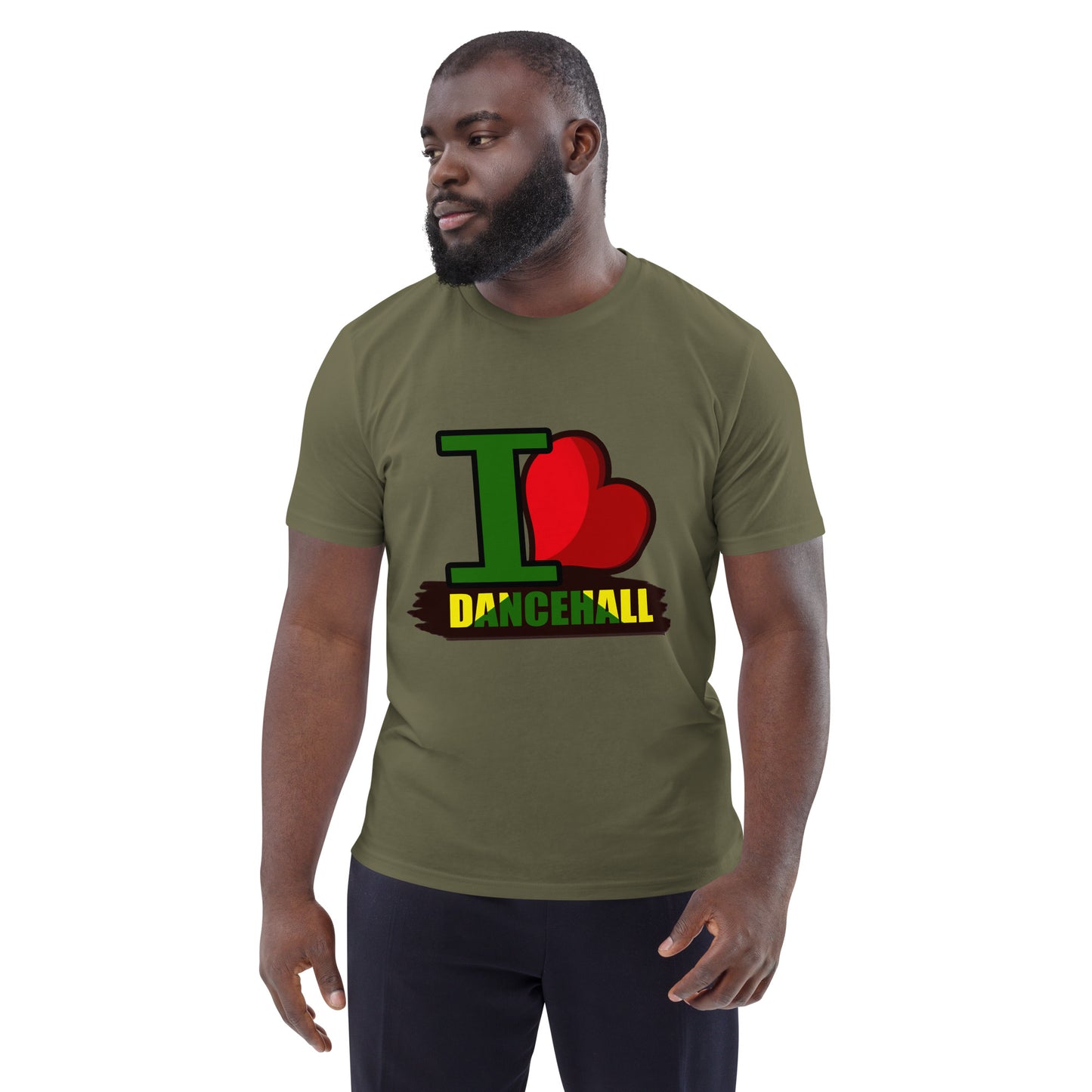 Unisex organic cotton "Love Dancehall" t-shirt