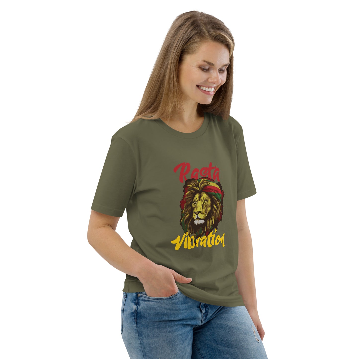 T-shirt unisexe en coton bio "Rasta Vibration"