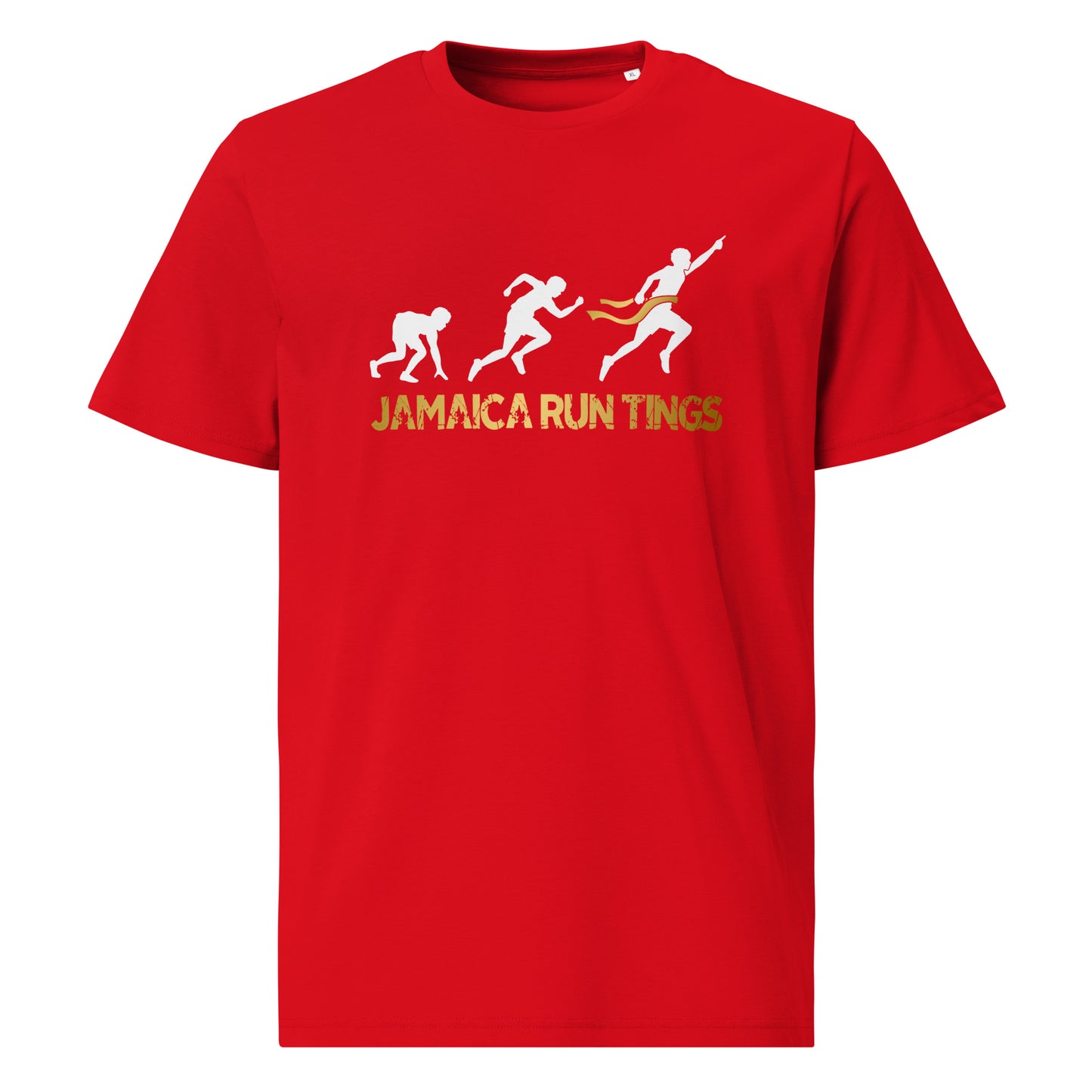 Jamaica Run Tings Unisex T-shirt van biologisch katoen