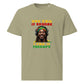 Unisex organic cotton "Reggae is Therapy" t-shirt