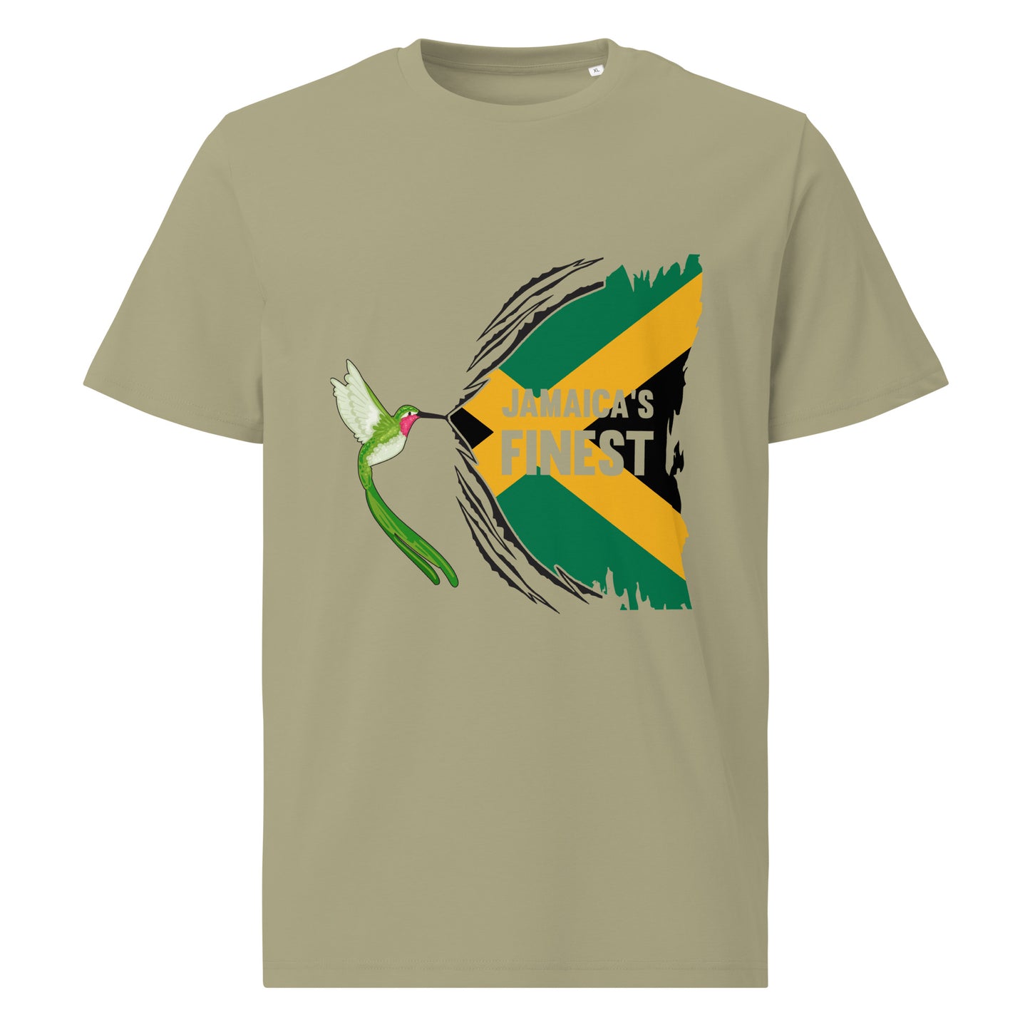 Uniseks T-shirt van biologisch "Jamaica's mooiste" katoen