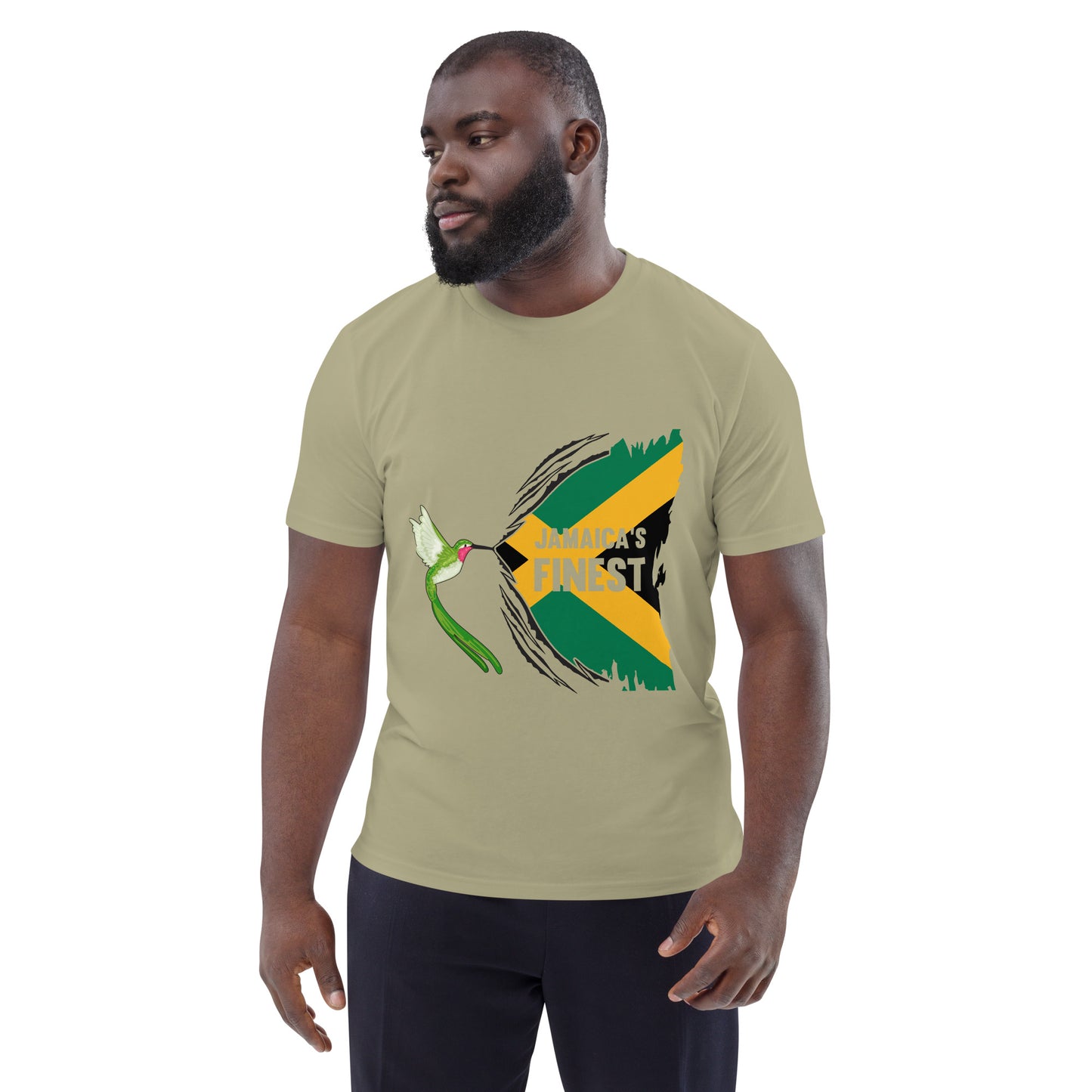 Unisex organic "Jamaica's finest" cotton t-shirt