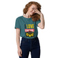 T-shirt unisexe en coton bio "I love Dancehall" - Black Edition