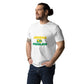 Unisex biologisch katoenen T-shirt in de "Jamaica No Problem"-editie