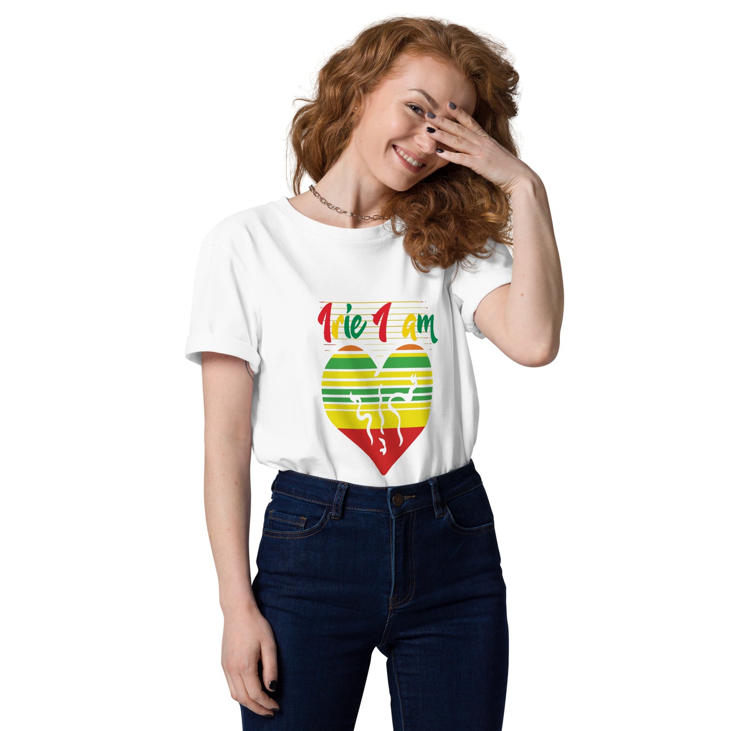 T-shirt unisexe en coton bio "Irie I Am"