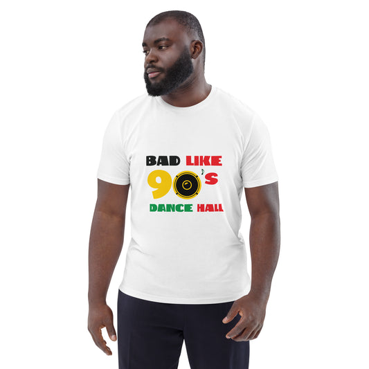 Unisex organic cotton "Bad like 90's" t-shirt