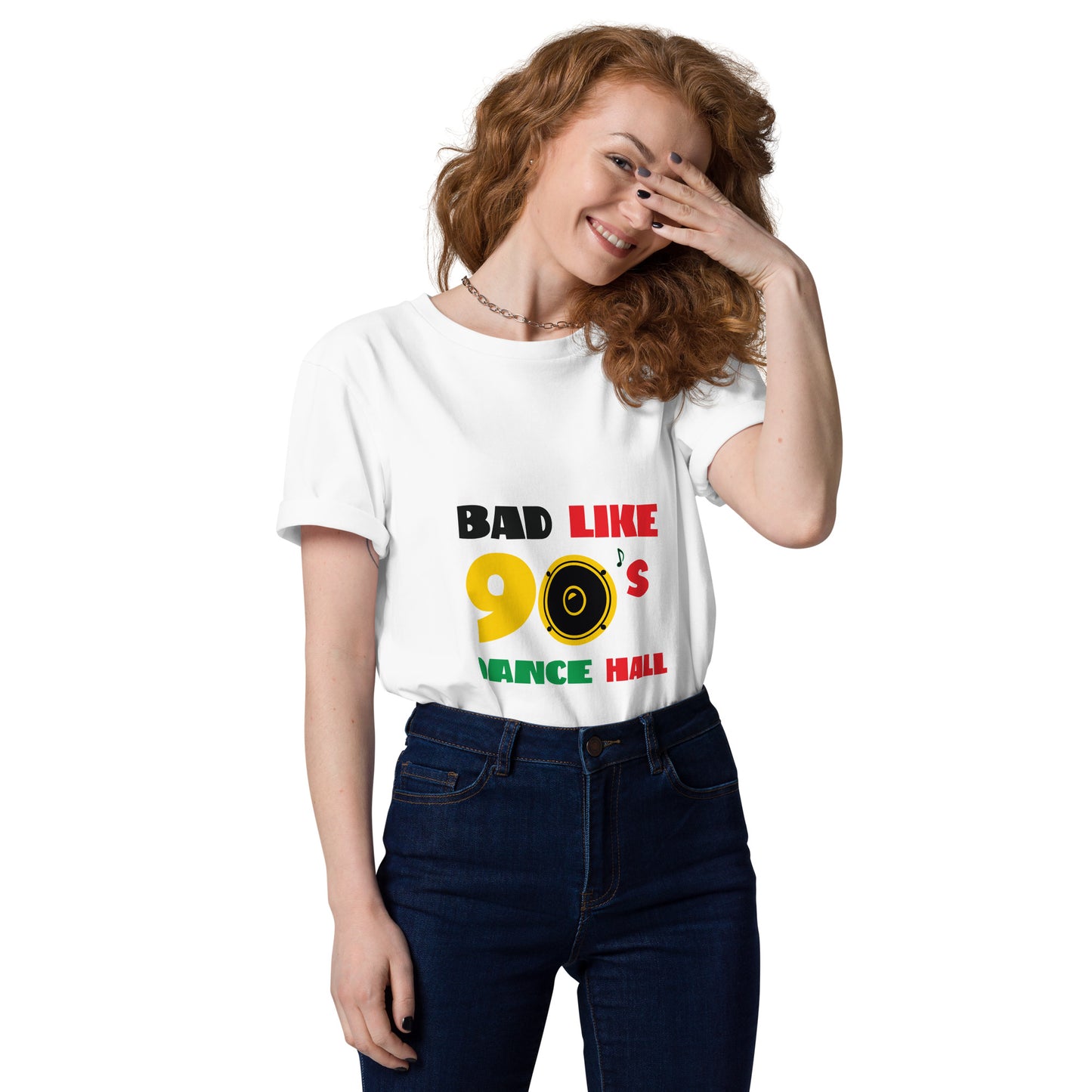 T-shirt unisexe en coton bio "Bad like 90's"