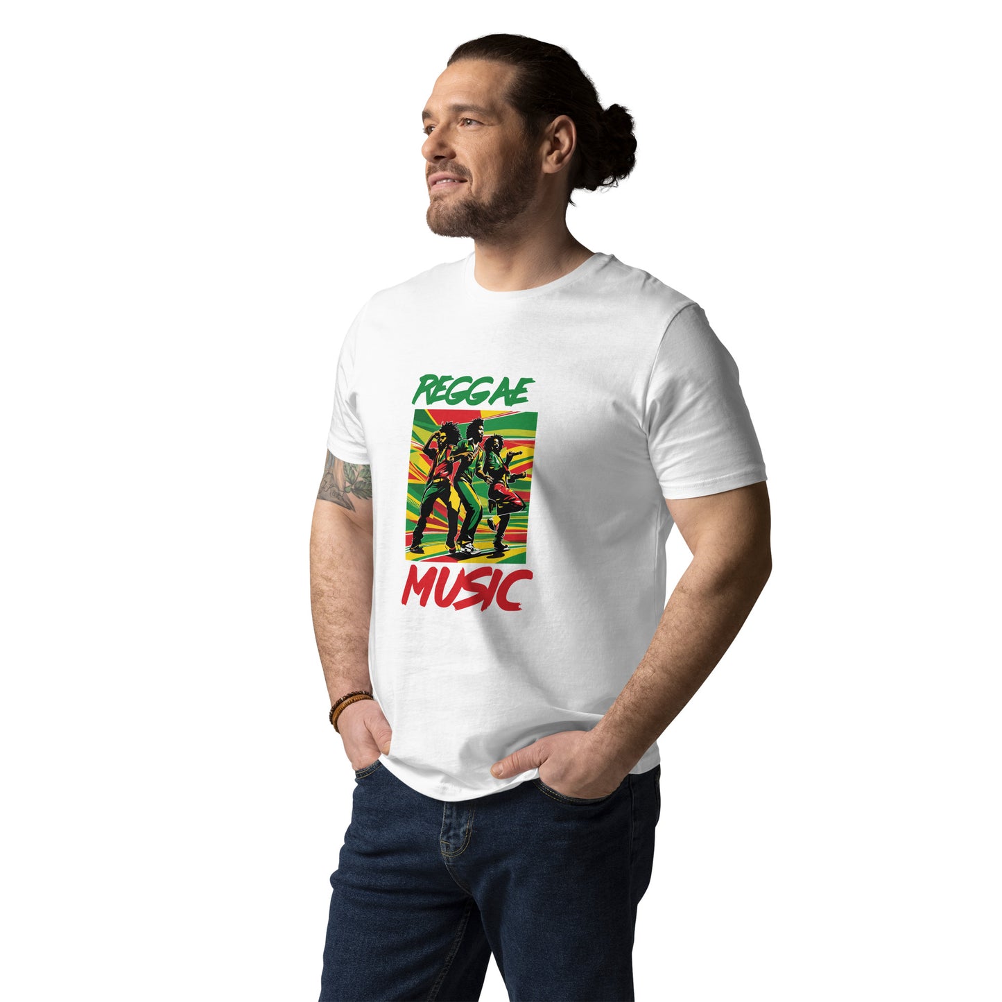 T-shirt unisexe en coton bio "Reggae Music"