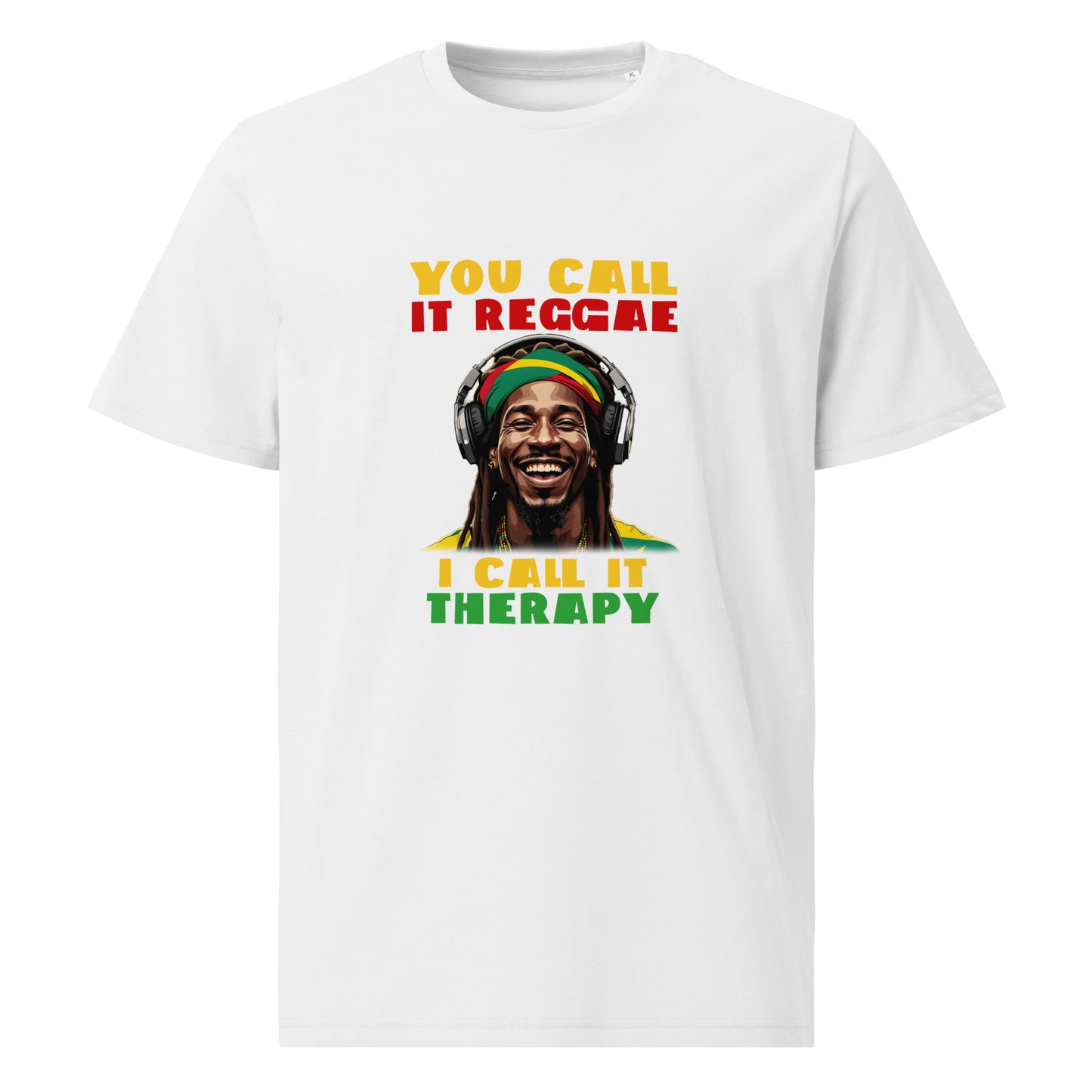 T-shirt unisexe en coton biologique "Reggae is Therapy"