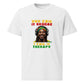 Unisex organic cotton "Reggae is Therapy" t-shirt