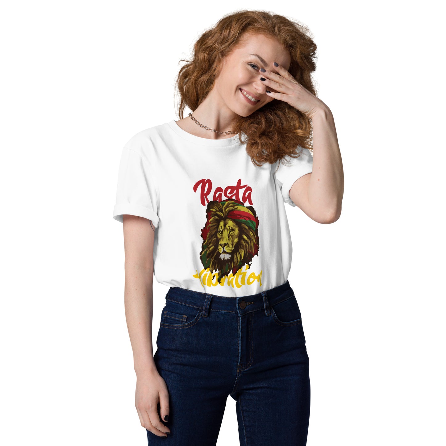 T-shirt unisexe en coton bio "Rasta Vibration"